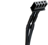 2 * 300mm 5050 RGB LED strip , 2 * 300mm male to female & RGB 4pin extend Y cable