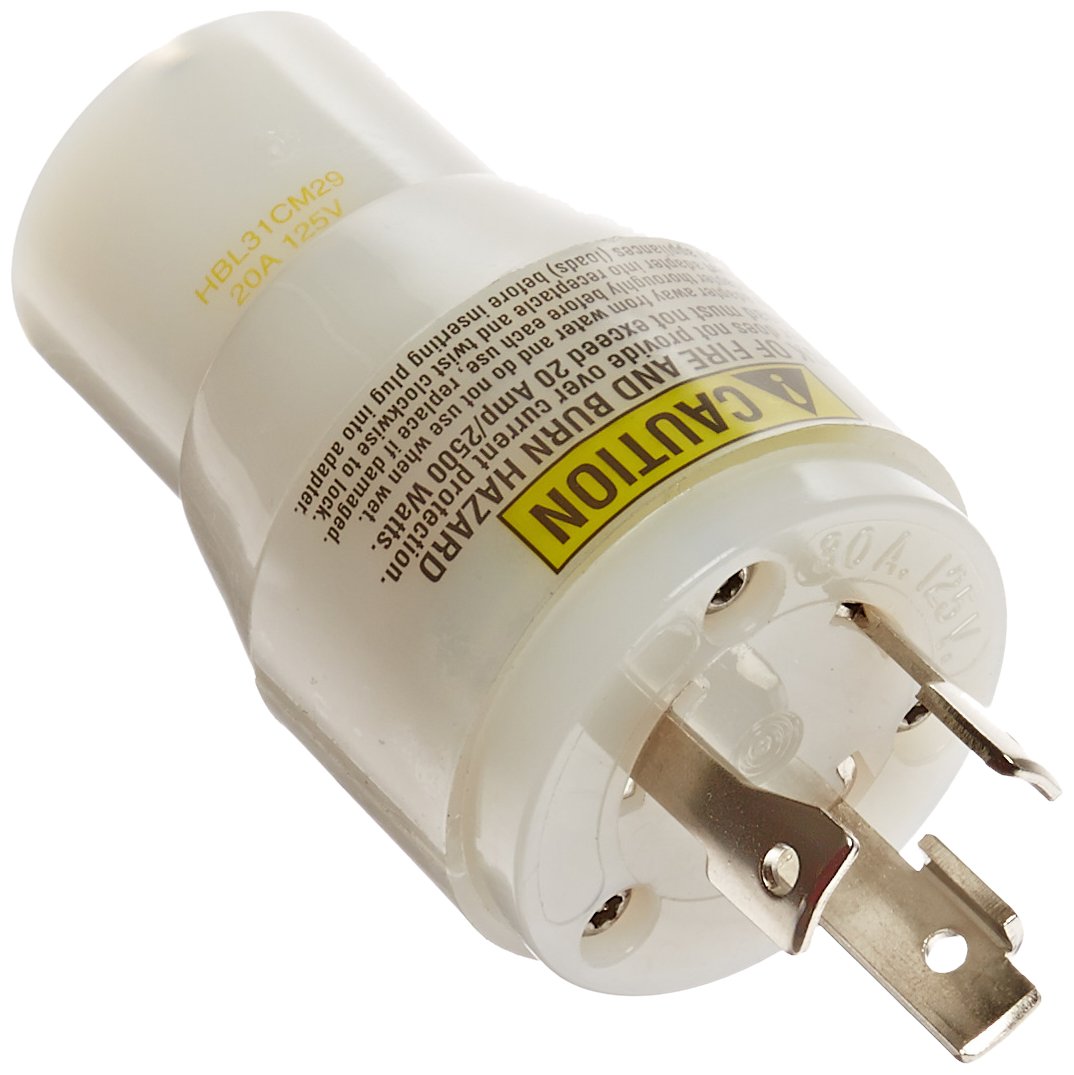 HUBBELL WIRING DEVICE-KELLEMS HBL31CM29 Adapter,Nylon