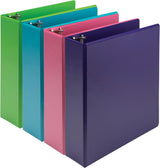 Samsill Earth's Choice Plant-Based Durable 3 Inch 3 Ring View Binders - Assorted, Assorted