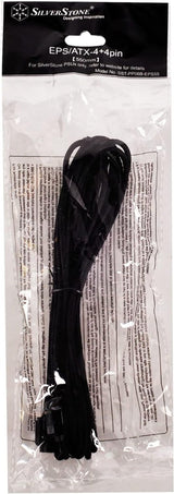 Silver Stone Technologies PP06B-EPS55 550mm, 8 Pin Individually Sleeved Modular Cable - Black