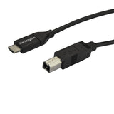StarTech.com USB-C to USB-B Cable - M/M - 2 m (6 ft.) - USB 2.0