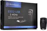 SilverStone Technology Wireless Remote Computer Power/Reset Switch, USB 2.0 9-pin ES02-USB (SST-ES02-USB-USA)
