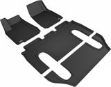 3D MAXpider Kagu Series Custom Fit Floor Mats, 16- 21 Tesla 6 Seat Model X
