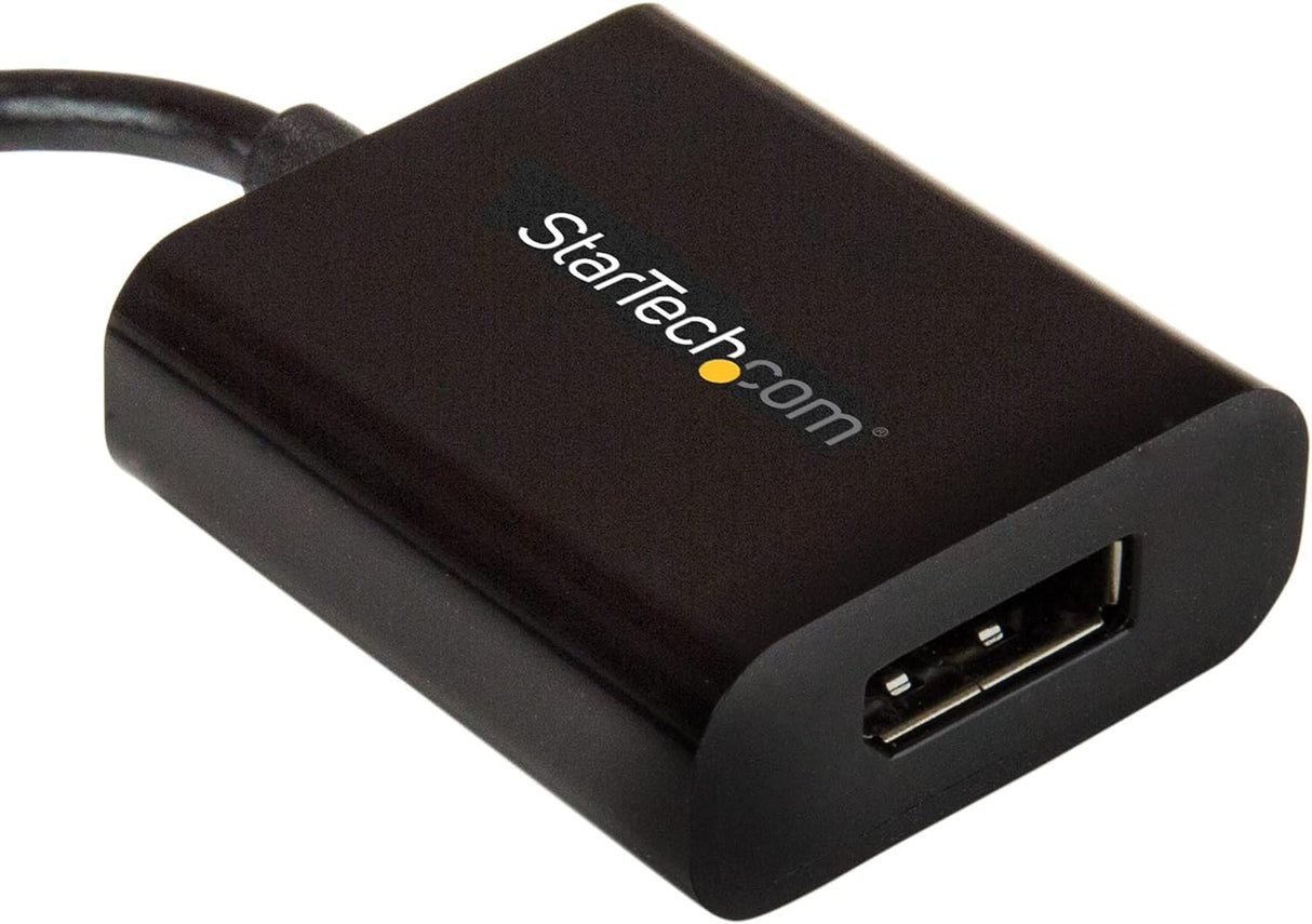 StarTech USB C to DisplayPort Adapter 4K 60Hz - USB Type-C to DP 1.4 Monitor Video Converter (DP Alt Mode) - Thunderbolt 3 Compatible (CDP2DP)