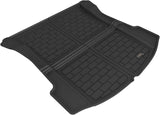 U ACE M1TL0411309 Rear Cross Fold Cargo Liner for 2021-2022 Tesla Model 3, Black