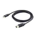 StarTech.com USB-C to USB-B Cable - M/M - 2 m (6 ft.) - USB 2.0