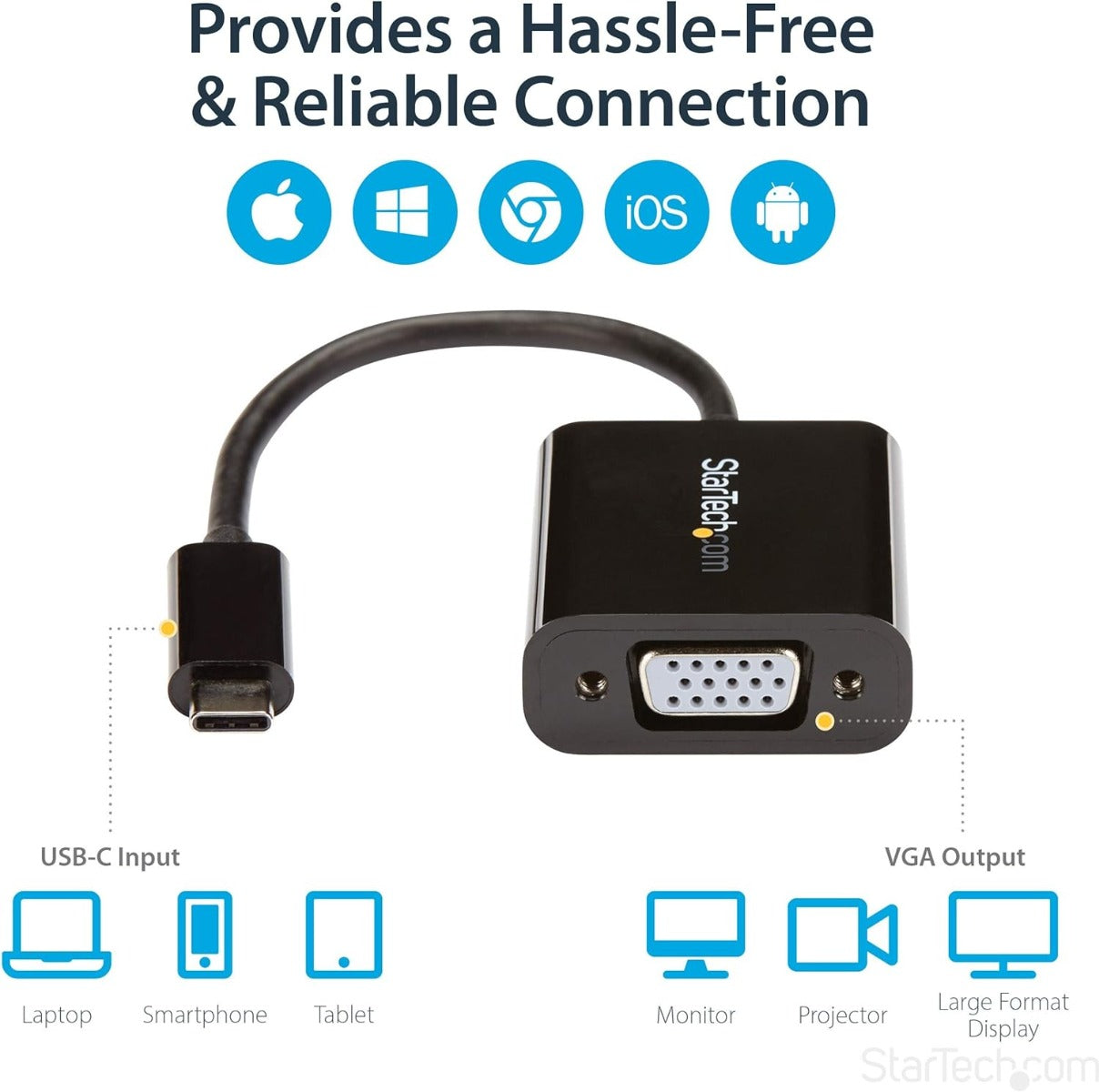 Startech CDP2VGA USB-C to VGA Adapter