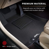 3D MAXpider Kagu First & Second Row Floor Liners for 2015-2021 Subaru WRX