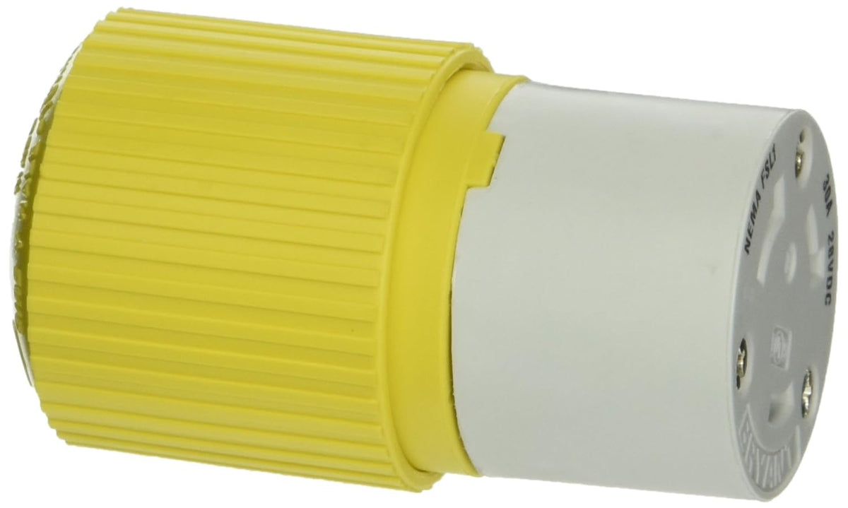 (Price/EA)Hubbell HBL328DCC Yellow Electric Fishing Reel 30A 28VDC Female Connector