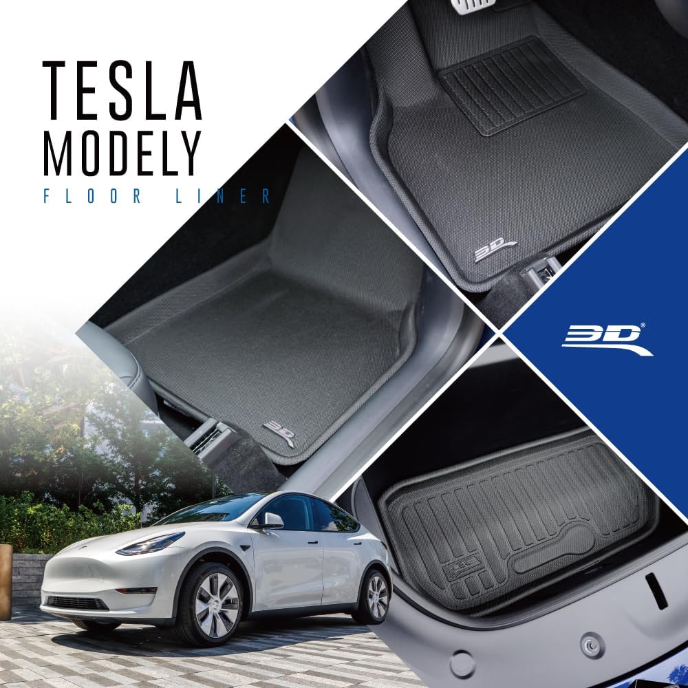3D MAXpider Tesla Model Y Floor Mats 2020-2023 Kagu Series