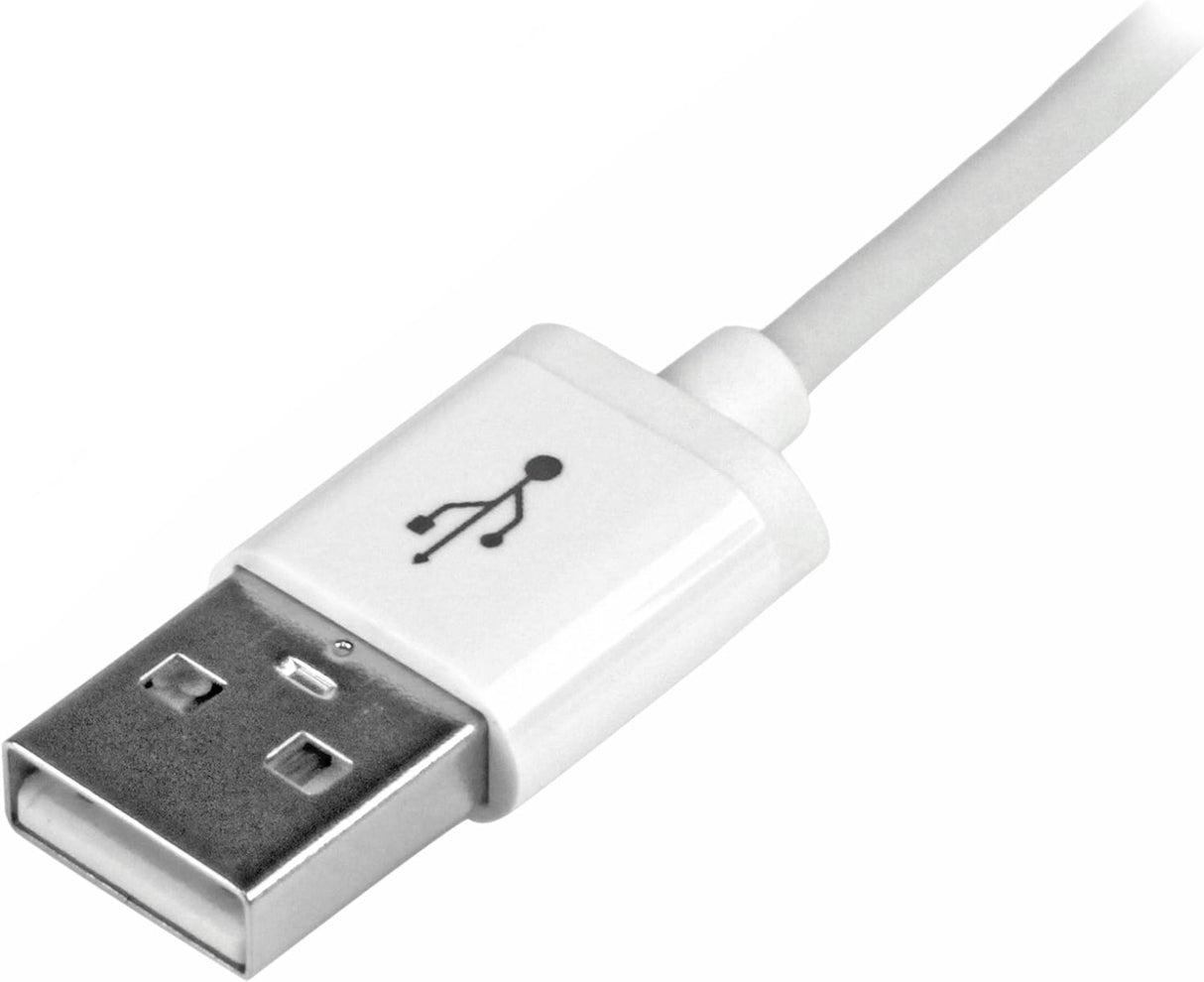 StarTech 1m (3ft) White Apple 8-pin Lightning Connector to USB Cable for iPhone / iPod / iPad (USBLT1MW)