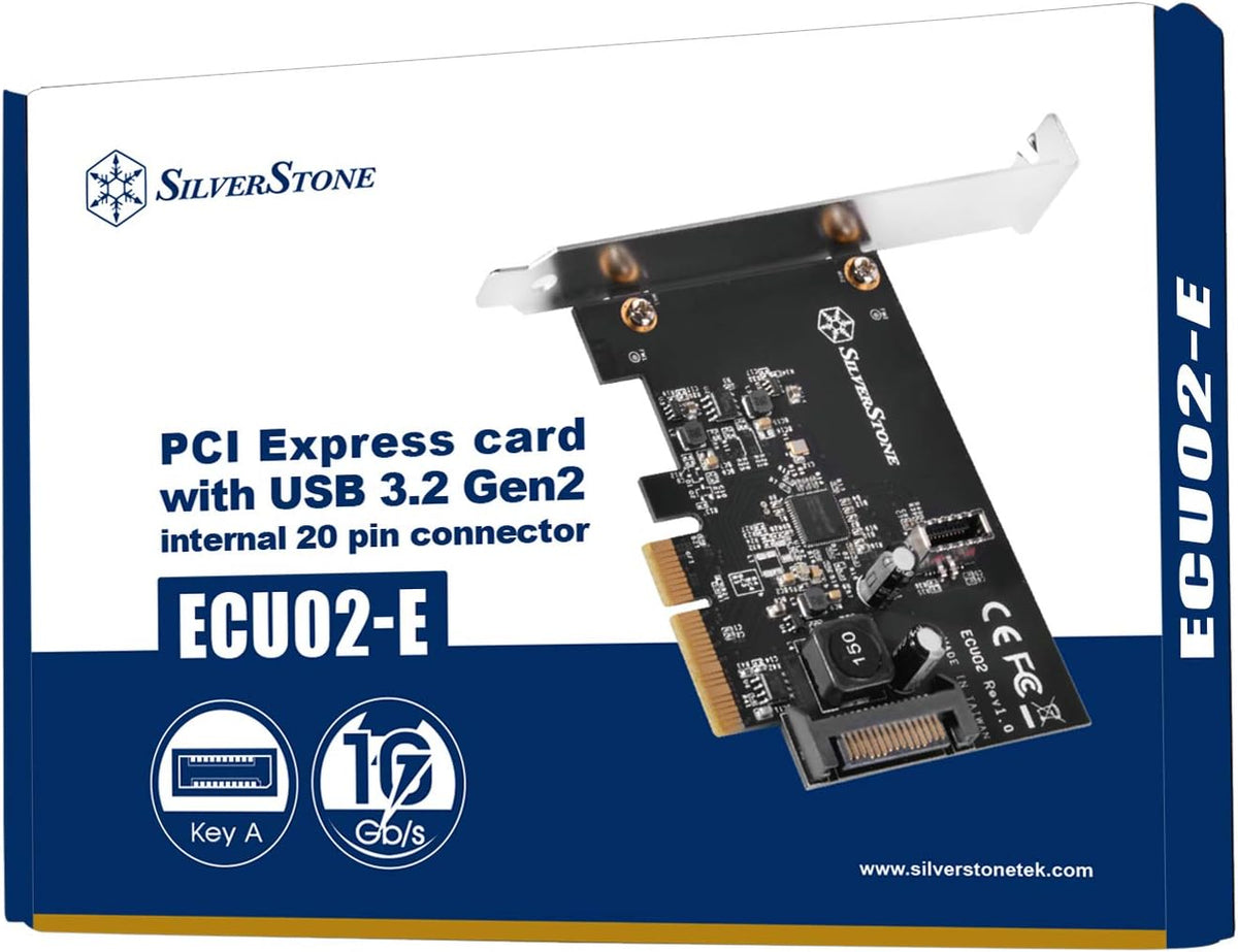USB-C 3.1 PCI Express card with 20 Pin Key-A connector