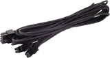 Silver Stone Technologies PP06B-EPS55 550mm, 8 Pin Individually Sleeved Modular Cable - Black
