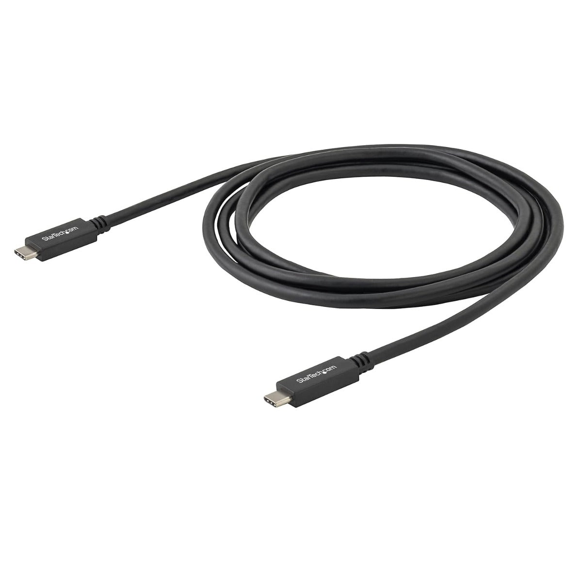 StarTech 2m 6 ft USB C Cable with Power Delivery (3A) - M/M - USB 3.0 - USB-IF Certified - USB 3.0 Type C Cable - USB 3.1 Gen1 (5Gbps) (USB315CC2M)