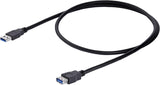 StarTech 1m Black SuperSpeed USB 3.0 Extension Cable A to A - Mhttps://amberww.com/mediahttps://amberww.com/media/catalog/product/catalog/product/f (USB3SEXT1MBK)