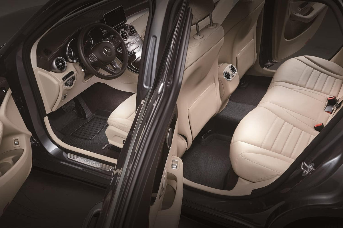 3D MAXpider L1KA07101509 Row 1 & Row 2 Floor Mats for 2022 Kia EV6, Black - 4 Piece