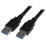 StarTech 6 ft Black SuperSpeed USB 3.0 Cable A to A - M/M (USB3SAA6BK)