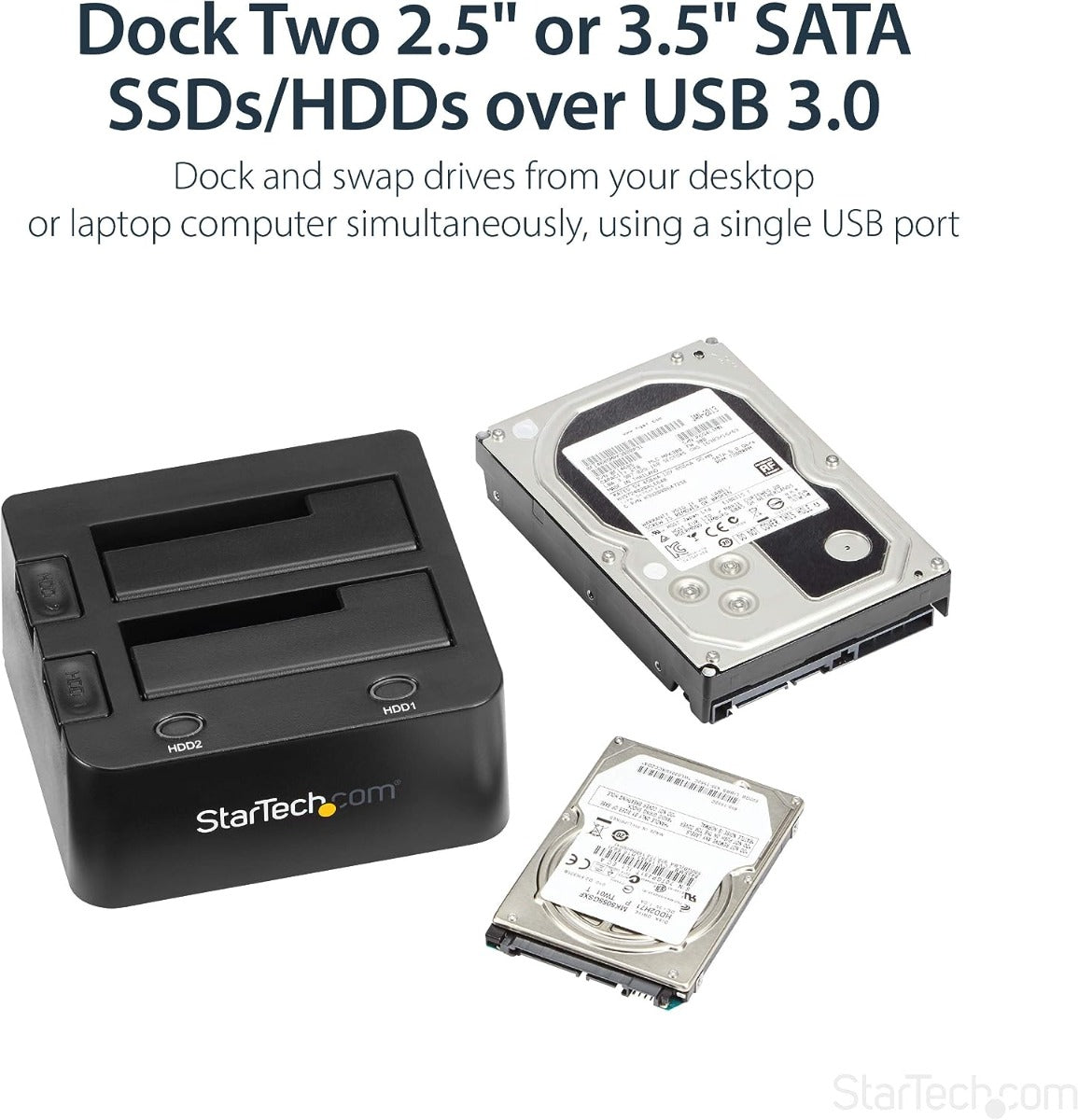 StarTech SDOCK2U33 USB 3.0 Dual Hard Drive Docking Station with UASP