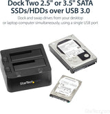 StarTech SDOCK2U33 USB 3.0 Dual Hard Drive Docking Station with UASP
