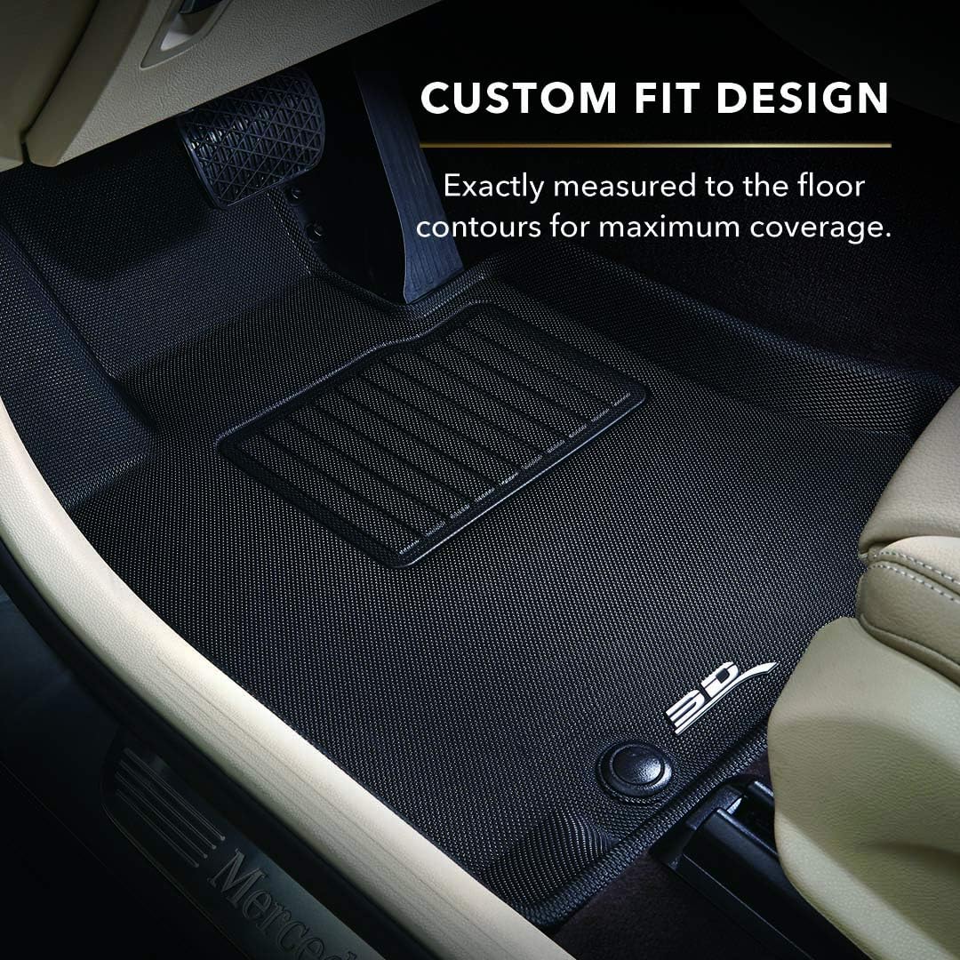 3D MAXpider L1KA07111509 Row Kagu Row 1 Floor Mats for 2019-2021 Kia Forte, Black