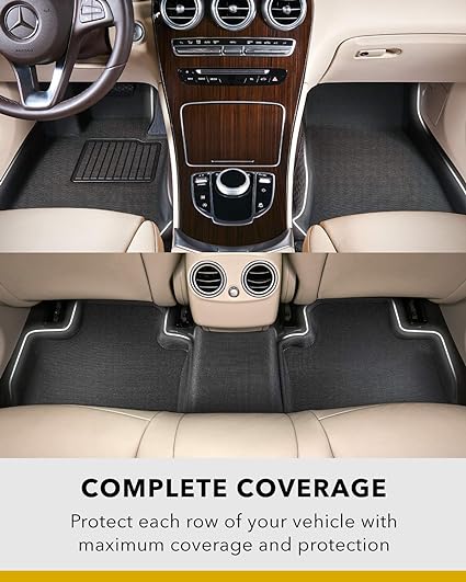 3D MAXpider Tesla Model Y 2021, KAGU, Black, Row 1 and 2 Floor Liners