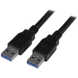 StarTech 3m 10 ft USB 3.0 Cable - A to A - M/M - Long USB 3.0 Cable - USB 3.1 Gen 1 (5 Gbps) (USB3SAA3MBK)