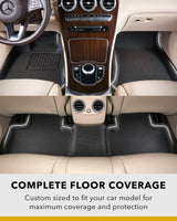 3D MAXpider Kagu Series Custom Floor Liner Set, 2021-2023 Tesla Model Y