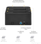 StarTech SDOCK2U33 USB 3.0 Dual Hard Drive Docking Station with UASP