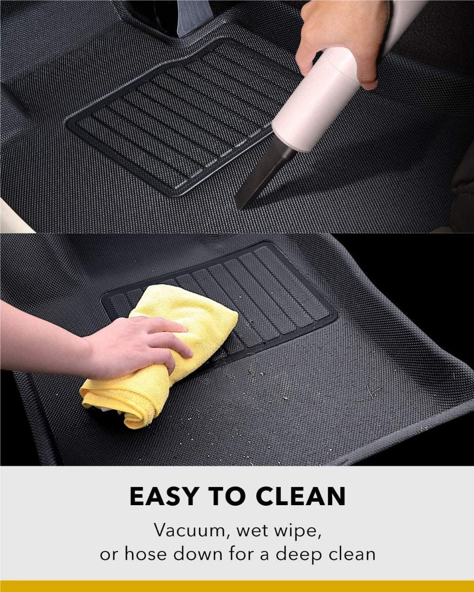 3D MAXpider Kagu Series Custom Floor Liner Set, 2021-2023 Tesla Model Y