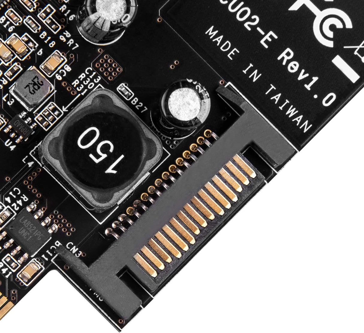 USB-C 3.1 PCI Express card with 20 Pin Key-A connector