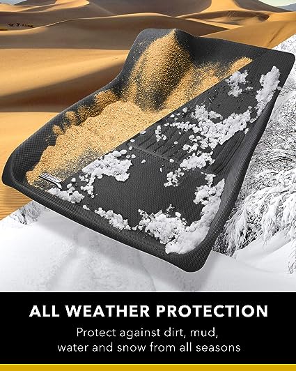 3D MAXpider Tesla Model Y 2021, KAGU, Black, Row 1 and 2 Floor Liners