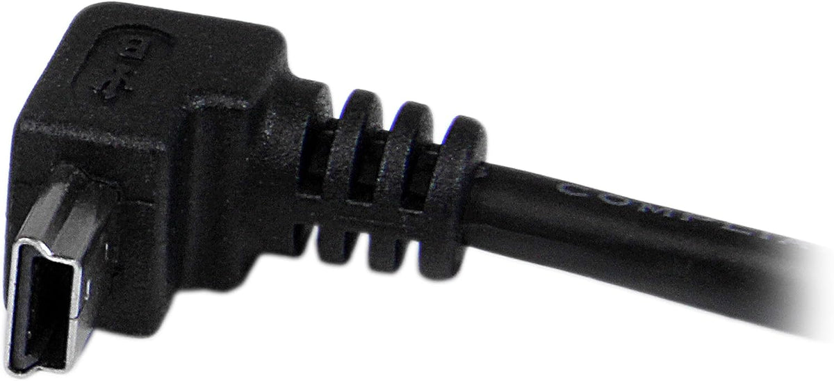 StarTech 1m Mini USB Cable - A to Up Angle Mini B (USBAMB1MU)