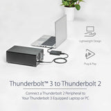 StarTech.com Thunderbolt 3 to Thunderbolt 2 Adapter - Backward Compatible - USB C to Mini DisplayPort - USB-C to Thunderbolt 2