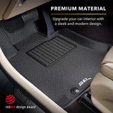 3D MAXpider Kagu Series Custom Fit Floor Mats, 16- 21 Tesla 6 Seat Model X