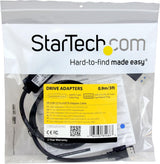 StarTech USB 3.0 to eSATA HDD / SSD / ODD Adapter Cable - 3ft eSATA Hard Drive to USB 3.0 Adapter Cable - SATA 6 Gbps (USB3S2ESATA3)