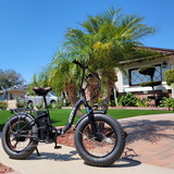 NAKTO 20-Inch Folding Fat Tire Electric Bike, 500W Motor, 48V Battery