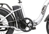 NAKTO 20-Inch Folding Fat Tire Electric Bike, 500W Motor, 48V Battery