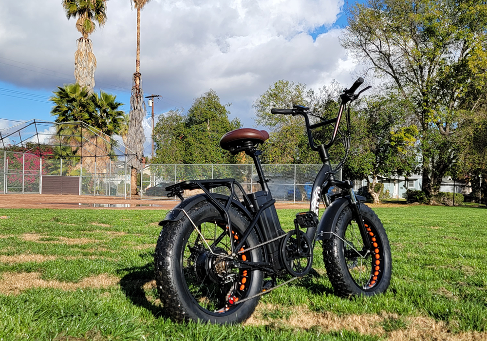 NAKTO 20-Inch Folding Fat Tire Electric Bike, 500W Motor, 48V Battery