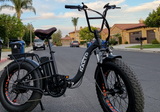 NAKTO 20-Inch Folding Fat Tire Electric Bike, 500W Motor, 48V Battery