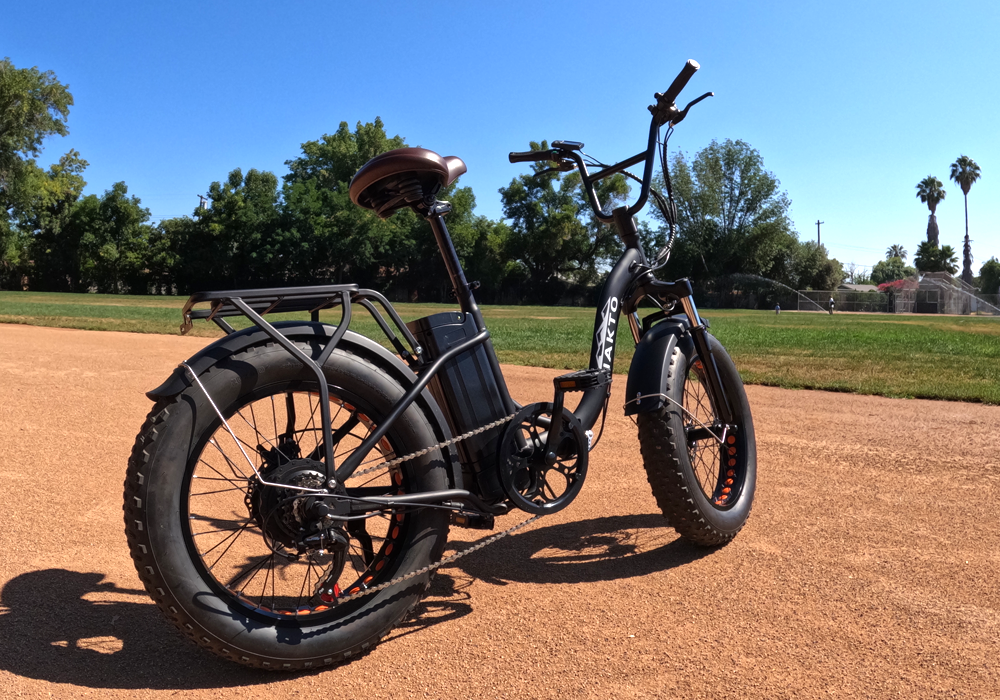 NAKTO 20-Inch Folding Fat Tire Electric Bike, 500W Motor, 48V Battery