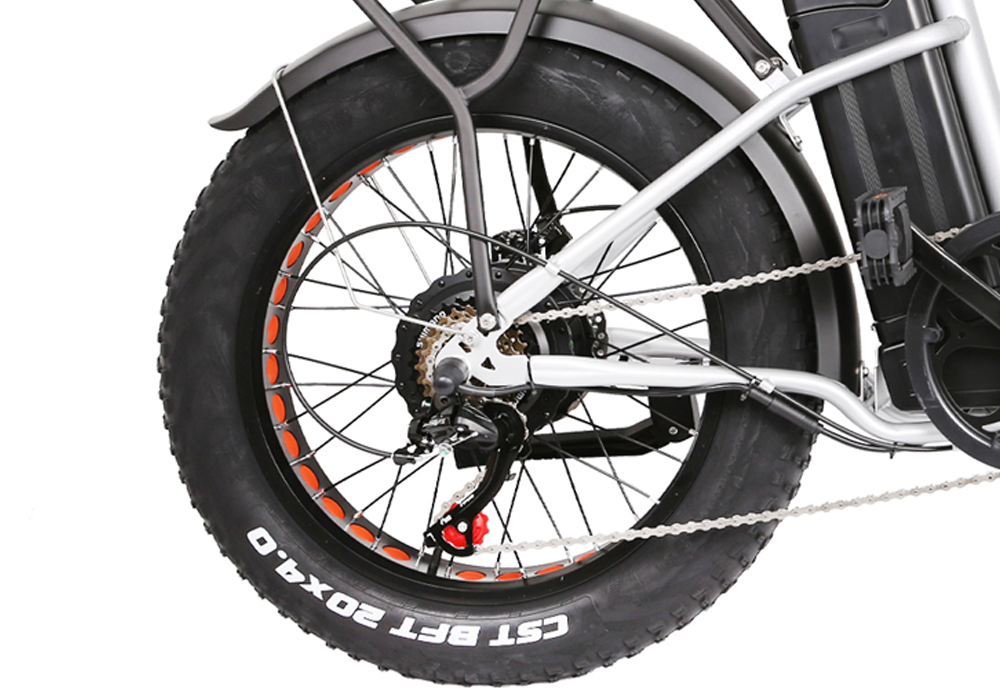 NAKTO 20-Inch Folding Fat Tire Electric Bike, 500W Motor, 48V Battery
