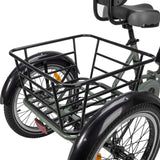 NAKTO S02 Electric Trike, 500W Brushless Motor, 48V 16Ah Battery