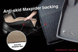 3D MAXpider All-Weather Custom Fit Floor Liners for Hyundai Santa Fe 2007-2009, KAGU Series (1st Row W/ Eyelets, Black)
